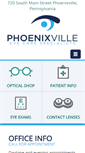 Mobile Screenshot of phoenixvilleeyecare.com